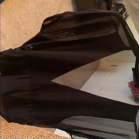 Black top with lace up detail - Picture 4 of 4